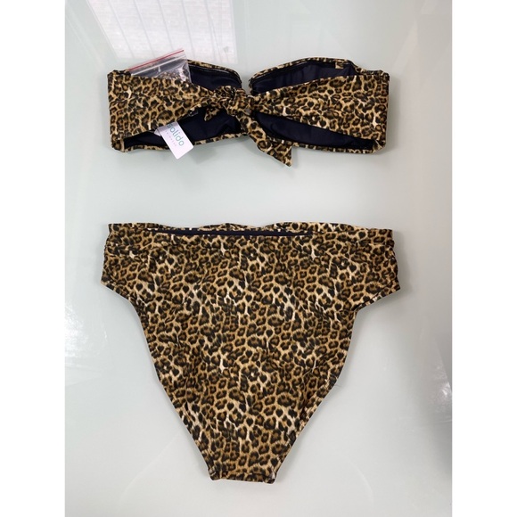 Solido 2 Piece Bikini Set In Leopard - Picture 4 of 8